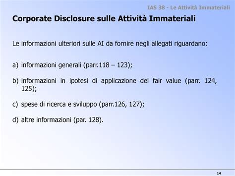 IL PRINCIPIO CONTABILE INTERNAZIONALE IAS 38 LE ATTIVITÀ IMMATERIALI