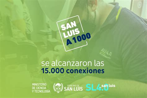 ANSL San Luis a Mil superó las 15 mil conexiones