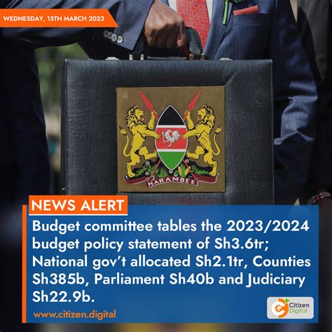 Hot Fm Kenya On Twitter Budget Committee Tables The