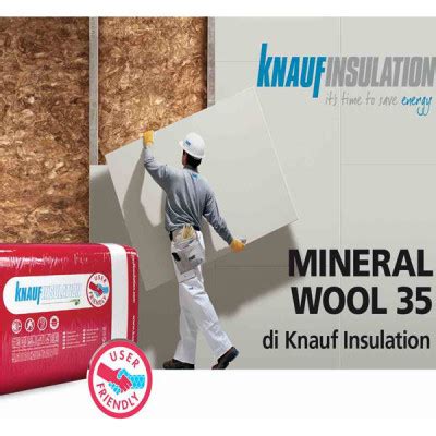 KNAUF INSULATION MINERAL WOOL 35 ISOLANTI spessori 60 mm Unità di