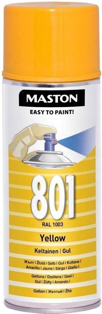 Maston Spray Farba Ral 1003 Żółty 400Ml Opinie i ceny na Ceneo pl