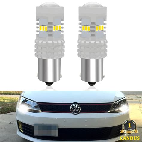 Kammuri Bright K White Canbus P W Led Bulbs For Volkswagen Vw