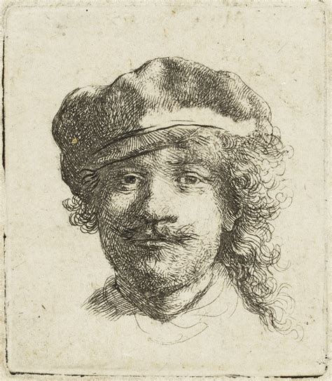 Rembrandt Self Portrait Drawing