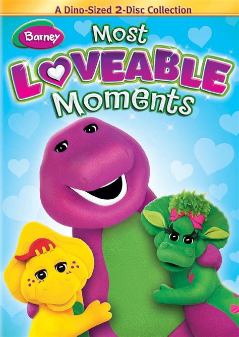 Barney: Most Loveable Moments Dino-Sized [DVD] - Best Buy | Barney & friends, Barney the ...