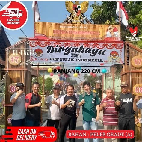 Jual Bendera Lespang Buat Depan Gang Merah Putih Dekorasi Agustusan