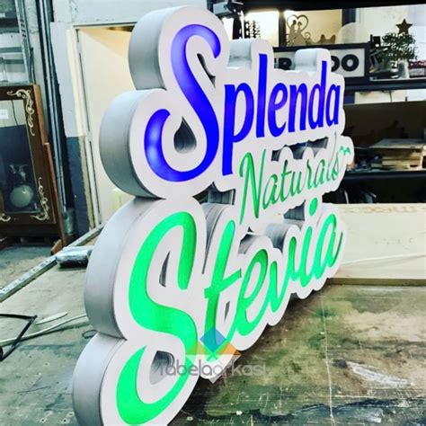 Plexiglass Acrylic Channel Letters Sign Tabela Arkası