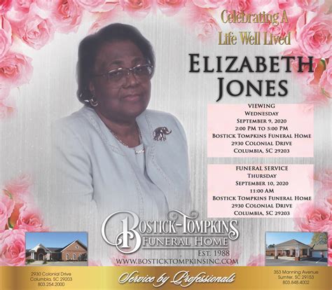 Get the Latest Bostick Funeral Home Obituaries and Condolences 6