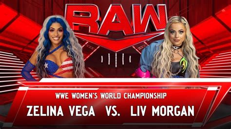 Zelina Vega Vs Liv Morgan Raw Preview WWE 2K24 YouTube