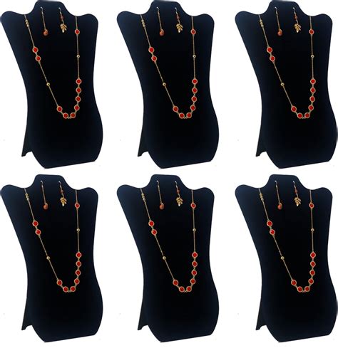 Amazon Black Velvet Extra Tall Necklace Display 18 Tall