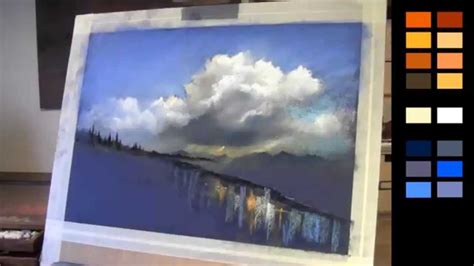 Learn How To Paint Clouds Using Pastels Youtube