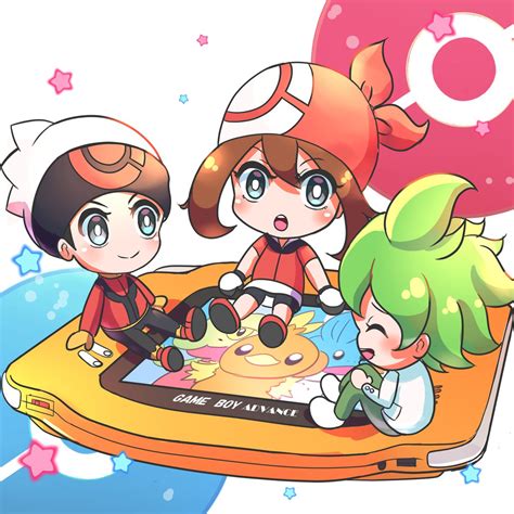 ユウキポケモントレーナー ハルカポケモントレーナー アチャモ 「ホウエン組あと6日 」ゆき丸ʕ•̫͡•のイラスト