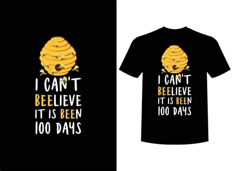 Premium Vector I Cant Beelieve Its Been 100 Days Print Ready T