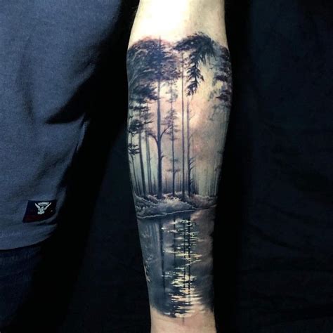 River Scene Tattoo