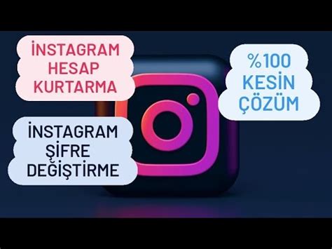 İNSTAGRAM ŞİFREMİ UNUTTUM İNSTAGRAM HESAP KURTARMA İNSTAGRAM ŞİFRE