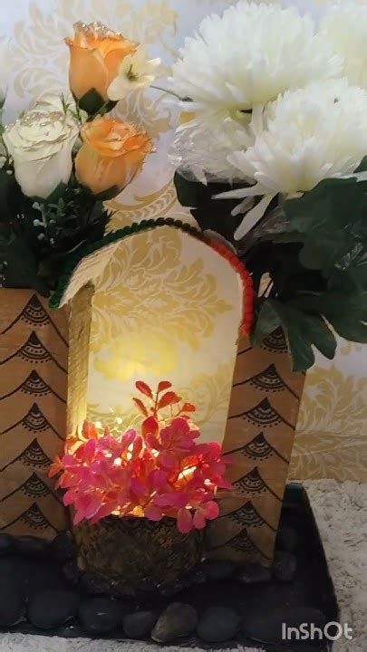 Lamp 🪔 Flower 🪴🌹diy Artandcraft Art Craftprojects Craft