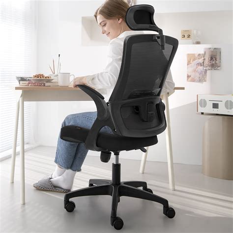 Neo Chair Ergonomic High Back Office Chair With Flip Up Arms Adjustable