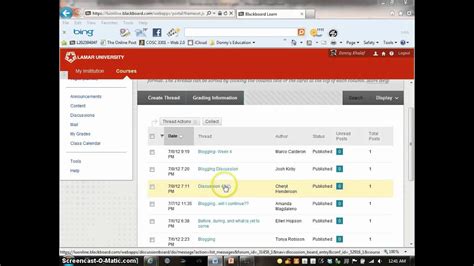 How To Post On Discussion Board In Blackboard YouTube