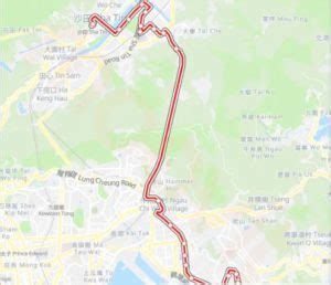 New Territories Bus Route Line No 89X Runs From Sha Tin Station To