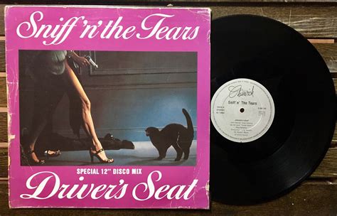 1982 Sniff N The Tears Drivers Seat Vinyl Etsy