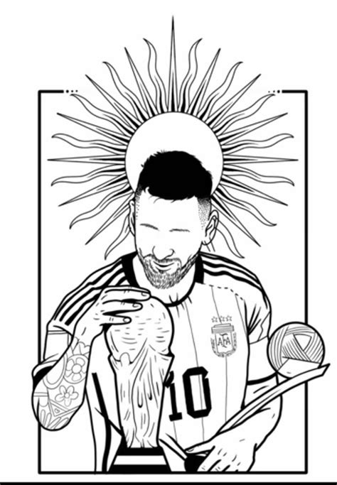 Pin En Dam Tatuaje De Messi Tatuajes De Leo Messi Futbol Para Colorear