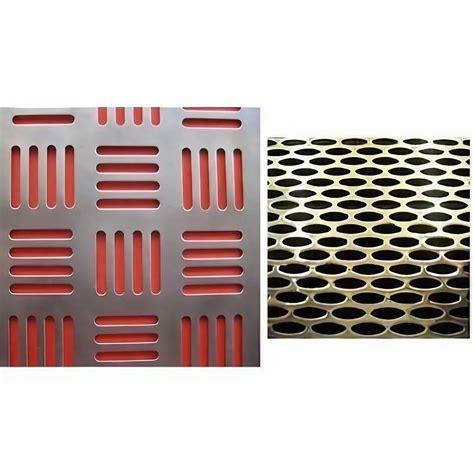 Normal Square Metal Perforated Sheets For Industrial Material Grade