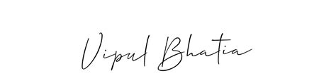 91 Vipul Bhatia Name Signature Style Ideas Creative Name Signature