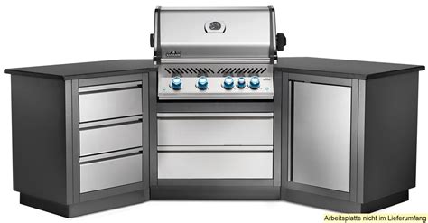 Napoleon Outdoor Küche Oasis 200 Mit Prestige Pro 500 Edelstahl Einbaugrill