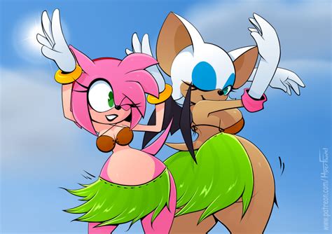 Rule 34 2girls Amy Rose Anthro Ass Bat Bat Girl Bat Wings Big Ass Big