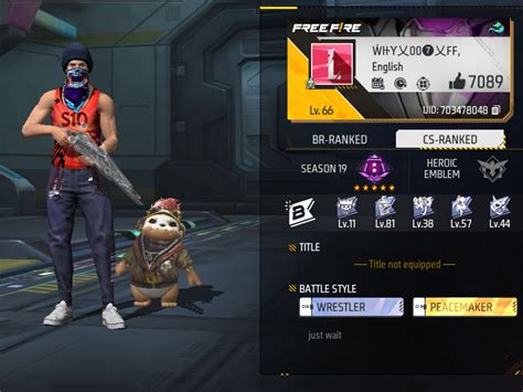 Why Ffs Free Fire Id Stats Rank Guild And More