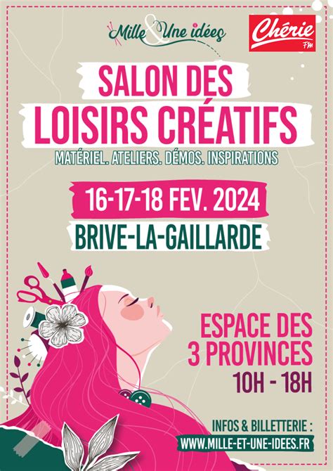 salon des loisirs créatifs Mille et une Idées BRIVE du 16 au 18