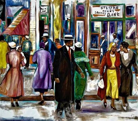 Histor Of Black Wall Street Art Print By Emery Franklin Black Wall