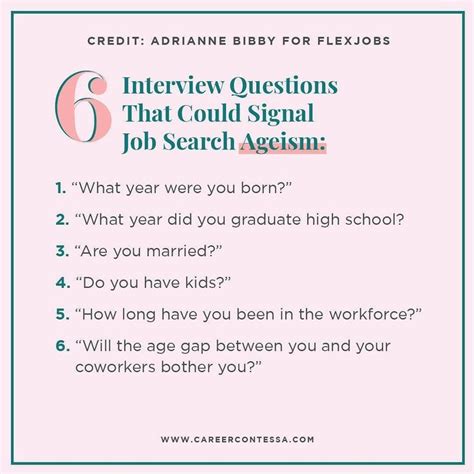 Use These Tips To Watch For Ageism Job Search Job Hunting Job Interview