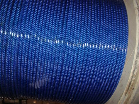 Colour PVC Coated Galvanized Steel Wire Rope 6X19 FC China Wire And Steel