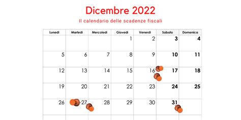 Scadenze Fiscali Dicembre Il Calendario Degli Adempimenti Del