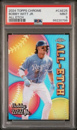 Topps Chrome All Etch Bobby Witt Jr Cae Royals Ebay