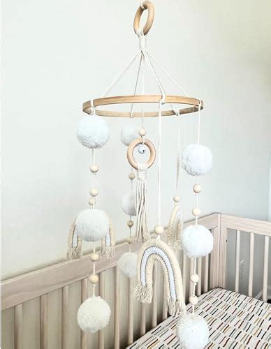 Amazon Boho Baby Mobile For Crib Rainbow Boho Nursery Decor For