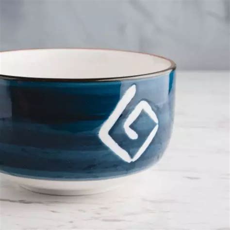 Jual Brewsuniq Meiji Blue Scroll Rice Bowl Original Zalora