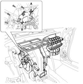 Kia Optima Replacement Mode Control Actuator Repair Procedures