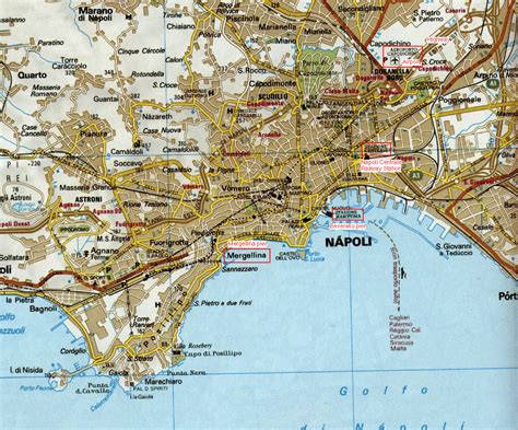 Naples Map Italy