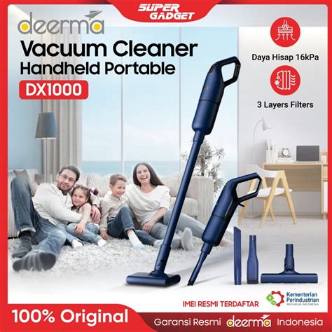 Jual Deerma Vacuum Cleaner DX1000 16kPa Handheld Portable Penyedot