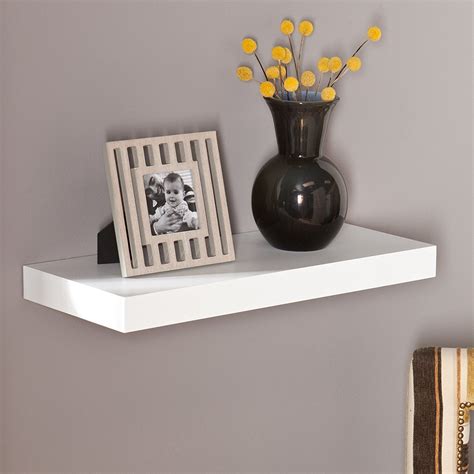 Southern Enterprises Chicago 24 Floating Wall Shelf 3 Color Variants Installed2