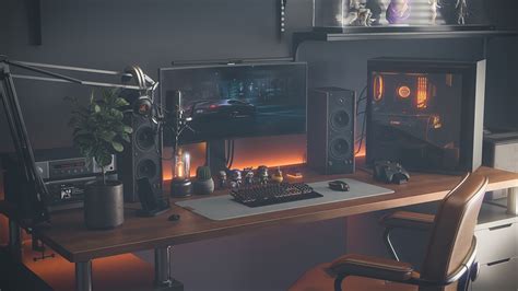 pc desk behance