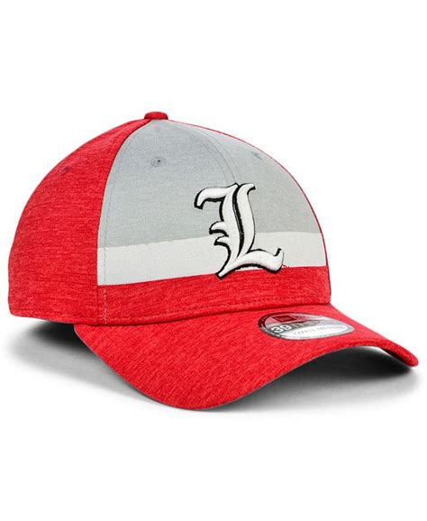 New Era Louisville Cardinals Shadow Stripe 39thirty Cap Macys