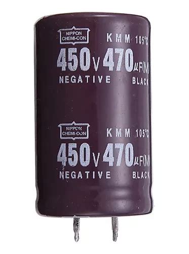 Capacitor Condensador Electrolitico 470uf X 450v Blindado En Venta En