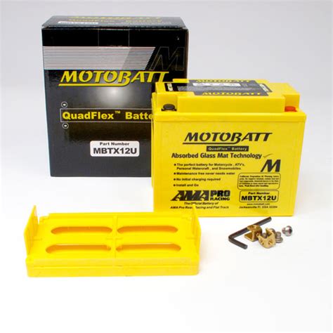 Motobatt Motorcycle Battery Mbtx12u