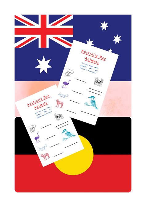 Australia Day Printable Australia Day Worksheet Australia Day