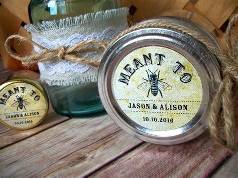 Colorful Adhesive Canning Jar Labels Wedding And Baby Shower Canning