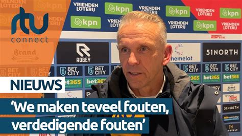 Reactie Edward Sturing Na Nederlaag Vitesse Bij Fortuna Sittard Rtv