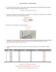 Linear Kinematics I Practice Problems Docx Linear Kinematics I