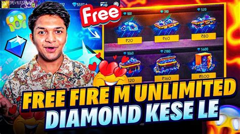 How To Get Unlimited Diamonds In Free Fire Diamond Hack App Free